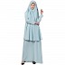 Abaya-Khimar combo- Sky Blue Abaya-Khimar combo- Sky Blue